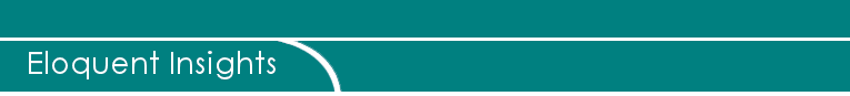 In-Home Insights website header, teal with white letters